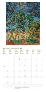 Vincent van Gogh 2025 - Wand-Kalender - Broschüren-Kalender - 30x30 - 30x60 geöffnet - Kunst-Kalender - Abbildung 7