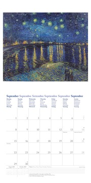 Vincent van Gogh 2025 - Wand-Kalender - Broschüren-Kalender - 30x30 - 30x60 geöffnet - Kunst-Kalender - Abbildung 9