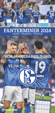 FC Schalke 04 2025 - Fanterminer - Fan-Kalender - Fußball-Kalender - 22x45 - Sport