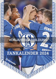 FC Schalke 04 2025 - Bannerkalender - Fan-Kalender - Fußball-Kalender - Wand-Kalender - 29,7x42 - Sport