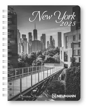 New York 2025 - Diary - Buchkalender - Taschenkalender - 16,5x21,6