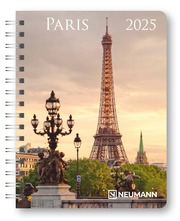 Paris 2025 - Diary - Buchkalender - Taschenkalender - 16,5x21,6