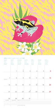 Sweet & Wild 2025 - Wand-Kalender - Broschüren-Kalender - 30x30 - 30x60 geöffnet - Design - Illustrationen - Illustrationen 7