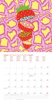 Sweet & Wild 2025 - Wand-Kalender - Broschüren-Kalender - 30x30 - 30x60 geöffnet - Design - Illustrationen - Illustrationen 8