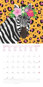 Sweet & Wild 2025 - Wand-Kalender - Broschüren-Kalender - 30x30 - 30x60 geöffnet - Design - Illustrationen - Illustrationen 9