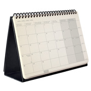 Conceptum Tischkalender Monat A5 quer black 2025