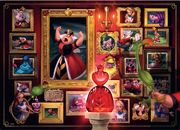 Ravensburger Puzzle 1000 Teile 12000038 - Disney Villainous Herzkönigin - Die beliebten Charaktere aus Alice im Wunderland als Puzzle für Erwachsene und Kinder ab 14 Jahren