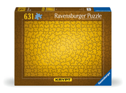 Ravensburger Puzzle 12000047 - Krypt Puzzle Gold - Schweres Puzzle für Erwachsene und Kinder ab 14 Jahren, mit 631 Teilen