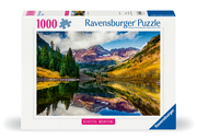 Ravensburger Puzzle 12000255 - Aspen, Colorado - 1000 Teile Puzzle, Beautiful Mountains Kollektion, für Erwachsene und Kinder ab 14 Jahren