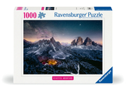 Ravensburger Puzzle 12000256 - Drei Zinnen, Dolomiten - 1000 Teile Puzzle, Beautiful Mountains Kollektion, für Erwachsene und Kinder ab 14 Jahren