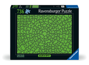 Ravensburger Krypt Puzzle 12000276 - Krypt Neon Green - 736 Teile Puzzle 14 Jahren