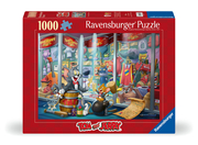 Ravensburger Puzzle 12000408 - Ruhmeshalle von Tom & Jerry - 1000 Teile Tom & Jerry Puzzle für Erwachsene und Kinder ab 14 Jahren