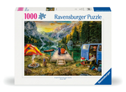Ravensburger Puzzle 12000568 - Campingurlaub - 1000 Teile Puzzle für Erwachsene und Kinder ab 14 Jahren