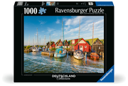 Ravensburger Puzzle - 12000584 Romantische Hafenwelt von Ahrenshoop - Deutschland Collection 1000 Teile