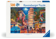 Ravensburger Puzzle 12000709 - Abends in Pisa - 500 Teile Puzzle für Erwachsene und Kinder ab 12 Jahren