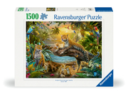 Ravensburger Puzzle 12000738 Leopardenfamilie im Dschungel - 1500 Teile Puzzle für Erwachsene und Kinder ab 14 Jahren