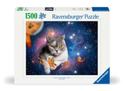 Ravensburger Puzzle 12000742 - Katzen fliegen im Weltall - 1500 Teile Puzzle für Erwachsene und Kinder ab 14 Jahren