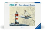 Ravensburger Puzzle 12000804 - Romantischer Leuchtturm - 2000 Teile Puzzle für E