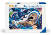 Ravensburger Puzzle 12000813 - Gigantisches Drachenfest zur Tages- und Nachtstunde - 5000 Teile Puzzle für Erwachsene ab 14 Jahren