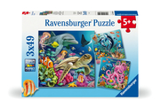 Bezaubernde Unterwasserwelt - Puzzle - 3 X 49 Teile - 00859