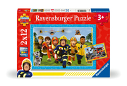 Ravensburger Kinderpuzzle 12001031 - Die Rettung naht - 2x12 Teile Fireman Sam Puzzle für Kinder ab 3 Jahren