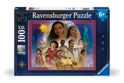 Ravensburger Kinderpuzzle 12001048 - Das Reich der Wünsche - 100 Teile XXL Disney Wish Puzzle für Kinder ab 6 Jahren