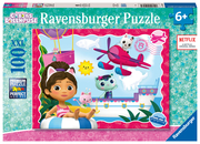 Ravensburger Puzzle 12001053 - Katzenabenteuer! - 100 Teile XXL Gabby's Dollhouse Puzzle für Kinder ab 6 Jahren