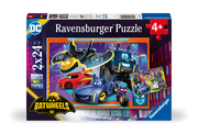 Ravensburger Kinderpuzzle 12001054 - Seid ihr bereit? - 2x24 Teile Batwheels Puzzle für Kinder ab 4 Jahren