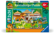 Ravensburger Kinderpuzzle 12001057 - Jurassic World Explorers - 2x24 Teile Jurassic World Explorers Puzzle für Kinder ab 4 Jahren