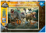 Ravensburger Kinderpuzzle 12001058 - Das Leben findet einen Weg - 200 Teile XXL Jurassic World Puzzle für Kinder ab 8 Jahren