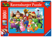 Ravensburger Kinderpuzzle 12001074 - Los geht's! - 100 Teile XXL Super Mario Puzzle für Kinder ab 6 Jahren