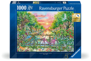 Ravensburger Puzzle 12001089- Verträumte Fahrräder in Amsterdam - 1000 Teile Puzzle für Erwachsene ab 12 Jahren