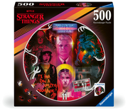 Ravensburger Puzzle 12001227 - Stranger Things - 500 Teile Stranger Things Rundpuzzle für Erwachsene und Kinder ab 12 Jahren