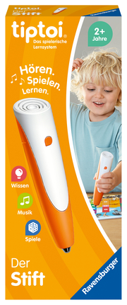 Ravensburger tiptoi Stift 00110 - Das audiodigitale Lern- und Kreativsystem, Lernspielzeug für Kinder ab 2 Jahren - Der Stift