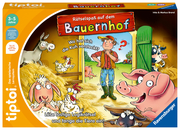 Ravensburger tiptoi Spiel 00125 Rätselspaß auf dem Bauernhof - Lernspiel ab 3 Jahren, lehrreiches Logikspiel für Jungen und Mädchen, für 1-4 Spieler