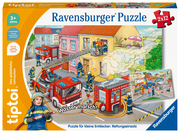 Ravensburger tiptoi Puzzle 00133 Puzzle für kleine Entdecker: Rettungseinsatz, Puzzle für Kinder ab 3 Jahren, für 1 Spieler