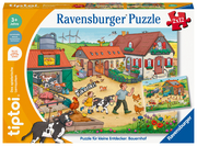Ravensburger tiptoi 00136 Puzzle für kleine Entdecker: Bauernhof, Puzzle für Kin