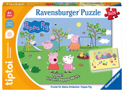 Ravensburger tiptoi Puzzle 00163 Puzzle für kleine Entdecker: Peppa Pig, Kinderpuzzle für Kinder ab 4 Jahren, für 1 Spieler