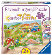 My first outdoor puzzle - Lotta und Max auf dem Bauernhof