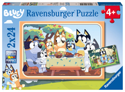 Ravensburger Kinderpuzzle 05711 - Auf geht's! - 2x24 Teile Bluey Puzzle für Kinder ab 4 Jahren