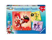 Ravensburger Kinderpuzzle 05727 - Matt, Jia und Emma - 3x49 Teile Petronix Puzzle für Kinder ab 5 Jahren