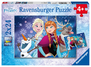 Ravensburger Kinderpuzzle - 09074 Frozen - Nordlichter - Puzzle für Kinder ab 4 Jahren, Disney Frozen Puzzle mit 2x24 Teilen