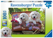 Ravensburger Kinderpuzzle - 10538 Verschnaufpause - Hunde-Puzzle für Kinder ab 6 Jahren, mit 100 Teilen im XXL-Format - Cover
