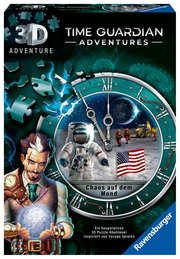 Ravensburger 3D Adventure 11539 TIME GUARDIAN ADVENTURES - Chaos auf dem Mond - Escape Room Spiel