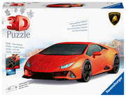 Ravensburger 3D Puzzle 11571 - Lamborghini Huracán EVO - Arancio - Der rassige Supersportwagen als 3D Puzzle Fahrzeug, mit stabiler Innenkonstruktion