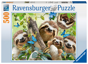 Ravensburger Puzzle 14790 - Faultier Selfie - 500 Teile Puzzle für Erwachsene und Kinder ab 10 Jahren, Puzzle mit Tier-Motiv - Cover