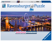 Ravensburger Puzzle 15064 - London bei Nacht - 1000 Teile Puzzle für Erwachsene und Kinder ab 14 Jahren, London-Puzzle im Panorama-Format
