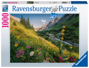 Ravensburger Puzzle 15996 - Im Garten Eden - 1000 Teile Puzzle für Erwachsene und Kinder ab 14 Jahren, Landschaftspuzzle mit Bergen
