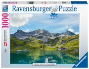 Ravensburger Puzzle 17174 - Zürser See in Vorarlberg - 1000 Teile Puzzle für Erwachsene und Kinder ab 14 Jahren