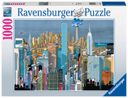 Ravensburger Puzzle17594 I am New York - 1000 Teile Puzzle für Erwachsene ab 14 Jahren